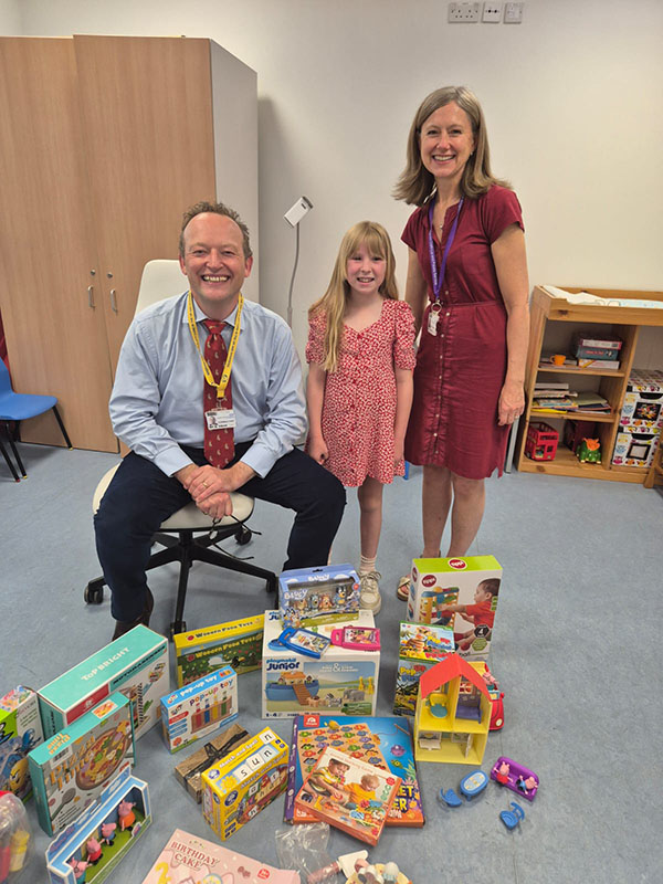 Isabella with Marc Swan and Lucy McAndrew 